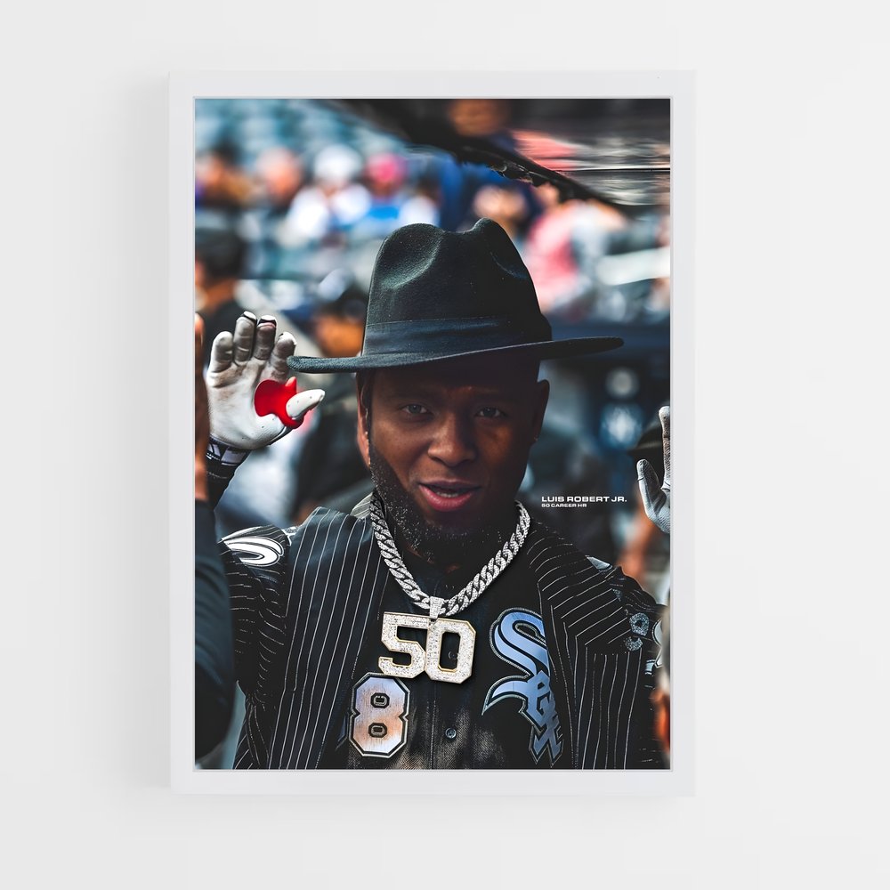 Poster Luis de robert – affiche Baseball (vue 3)
